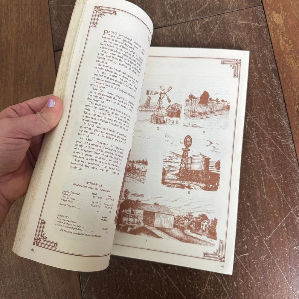 Rural America A Century Ago Industrial Art Printed‎ 1976 paperback book